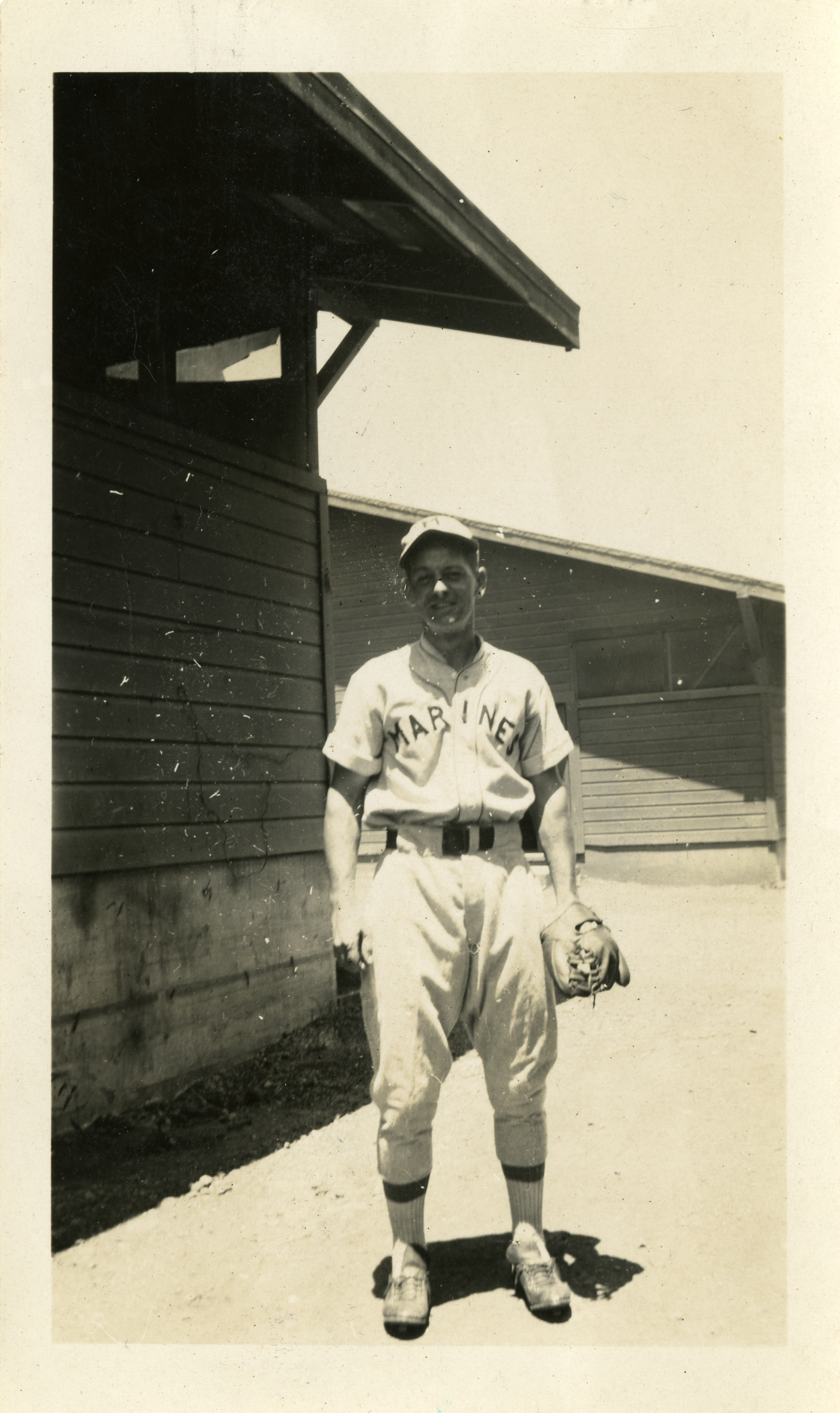 Marine wears baseball uniform, Hawaii  The Digital Collections of the  National WWII Museum : Oral Histories