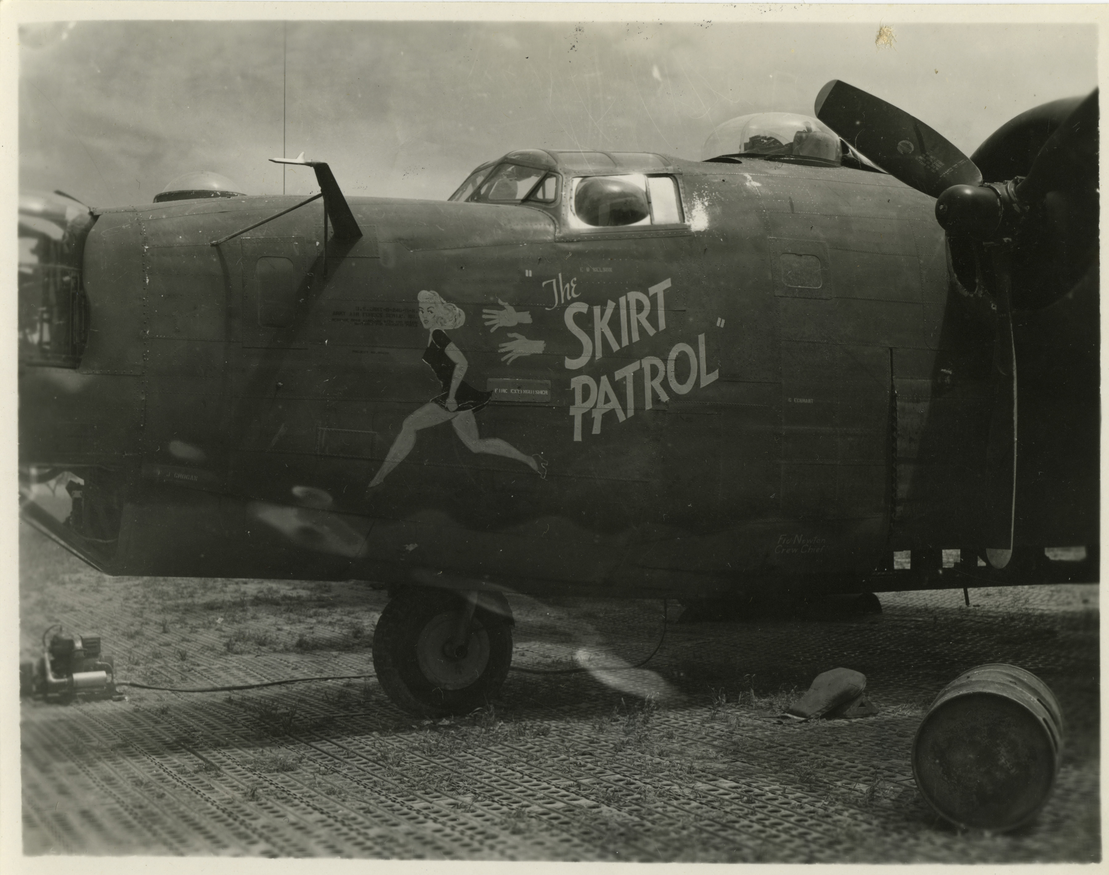 B-24 nose art from the 778th Bombardment Squadron in Italy | The ...
