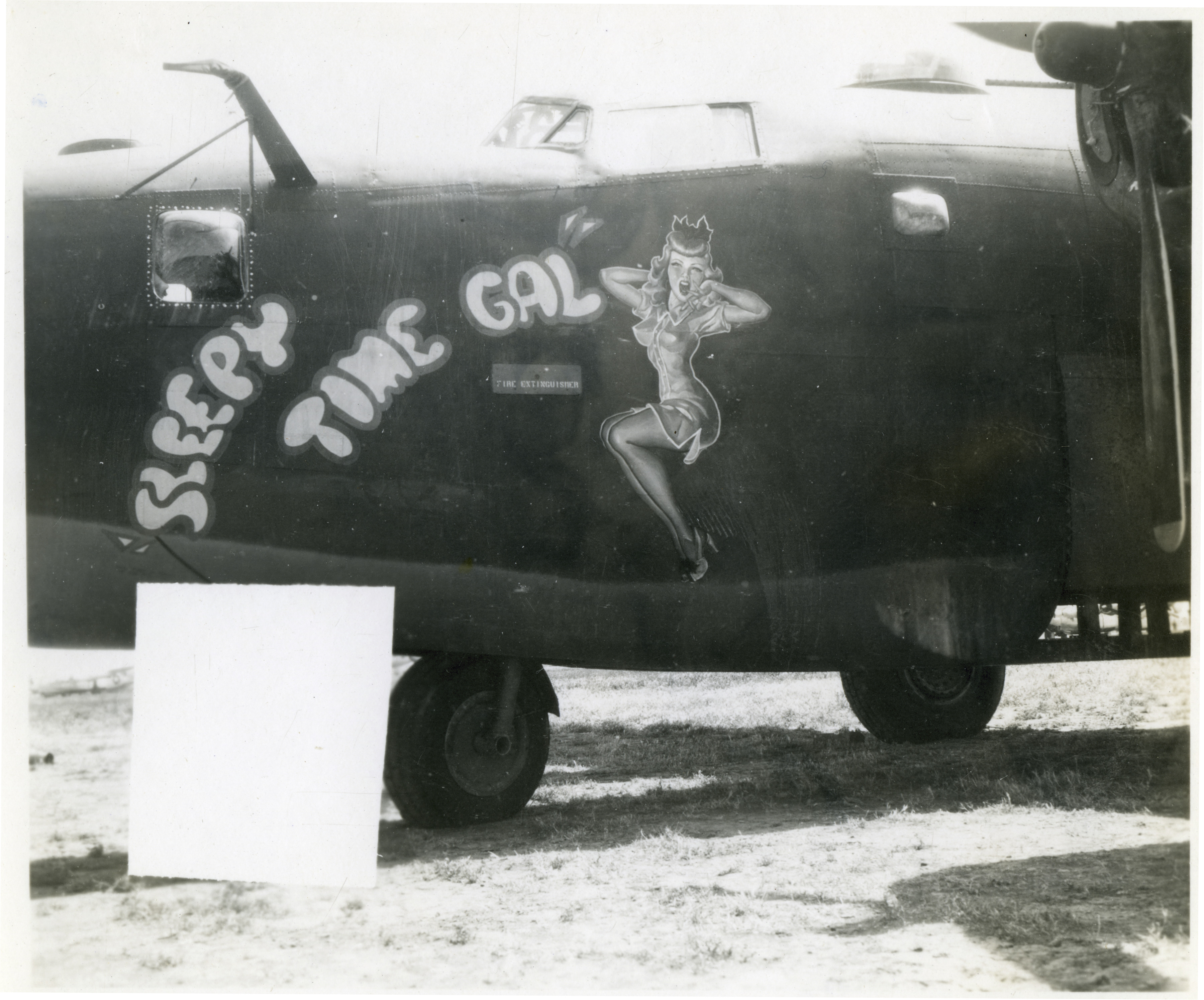 B-24 nose art from 776th Bombardment Squadron in Italy | The Digital ...