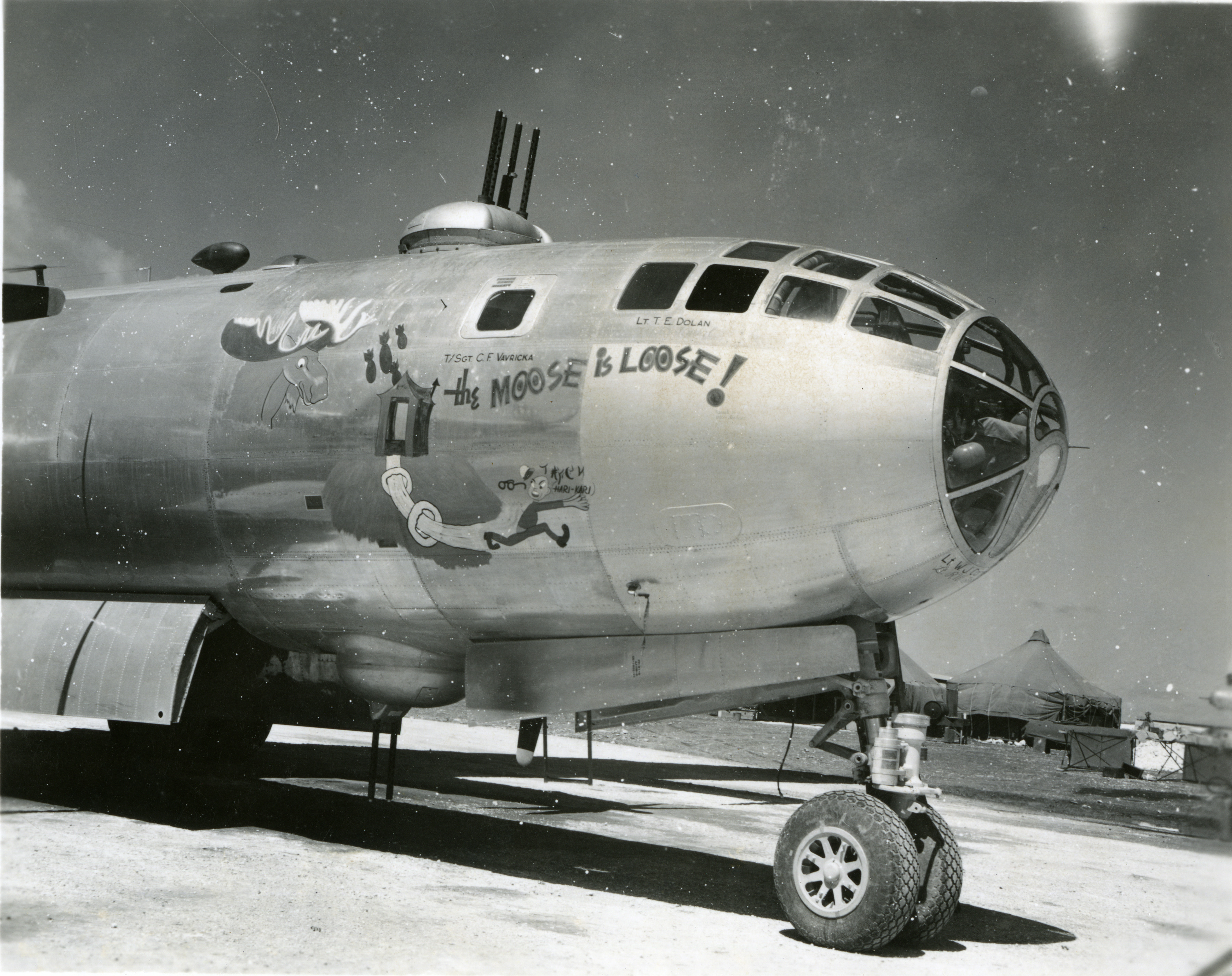 Nose art on a bomber, PTO | The Digital Collections of the National ...