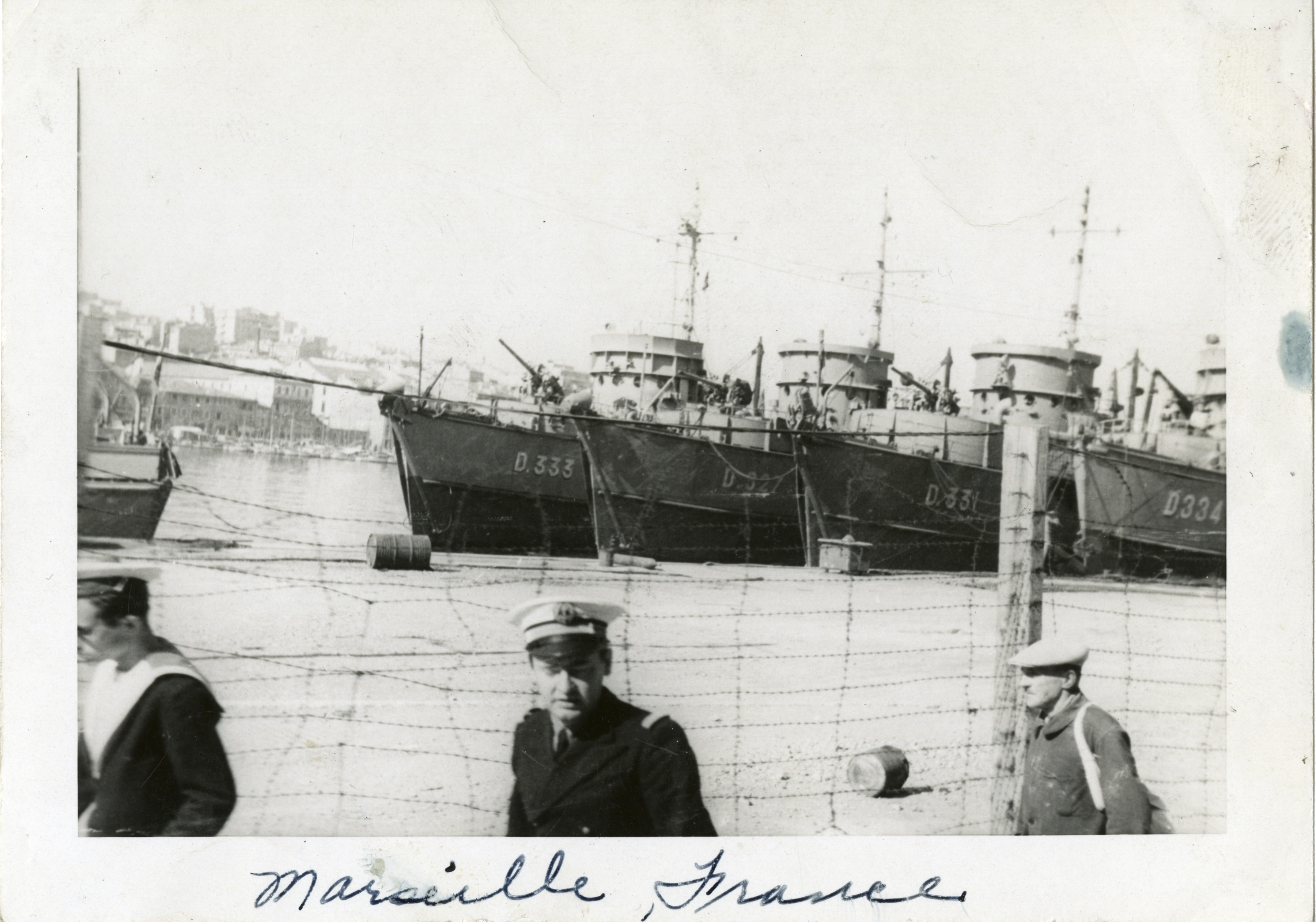 French minesweepers in Marseilles Harbor | The Digital Collections of the National WWII Museum ...