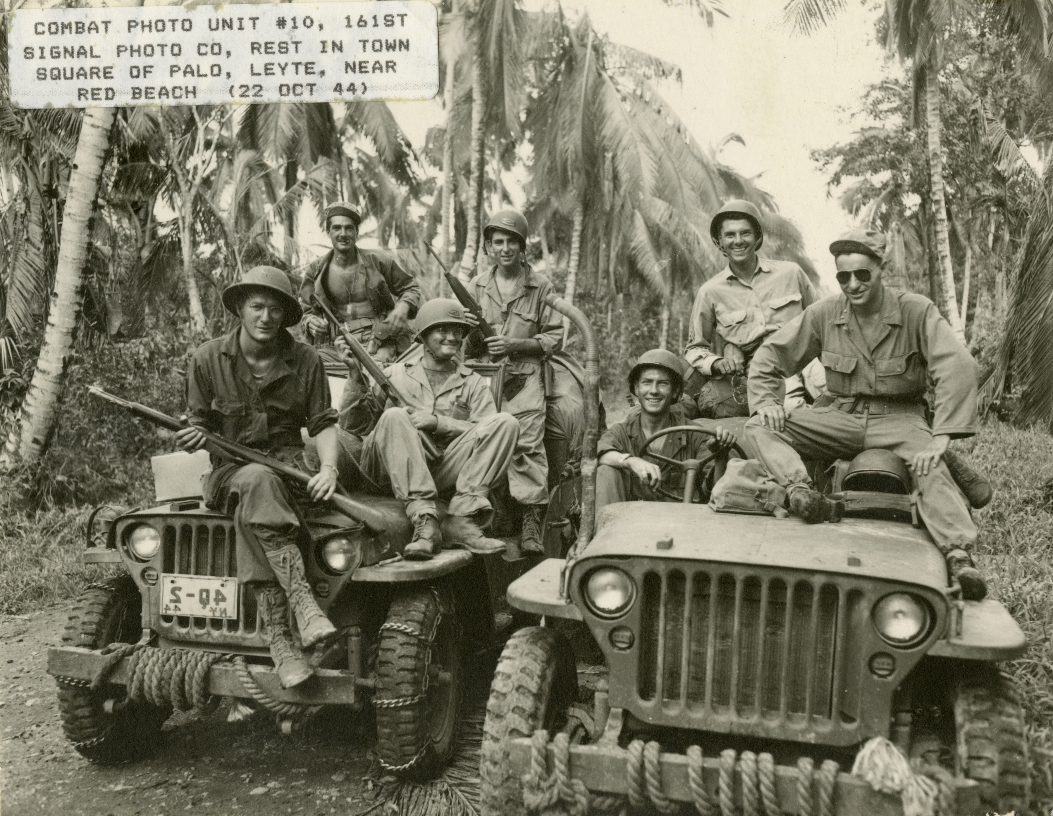Troops with Jeeps