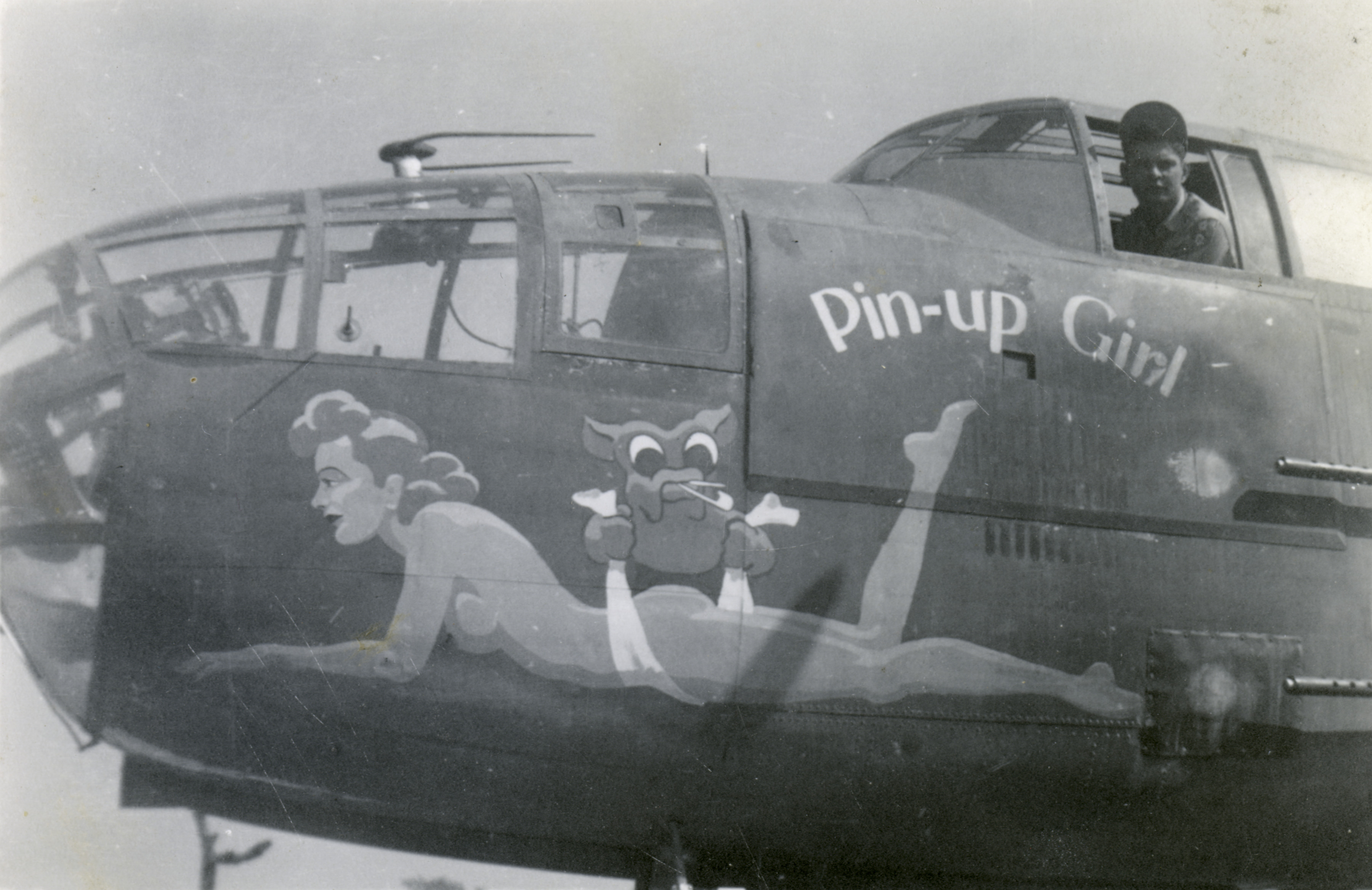 Pin Up Girl Nose Art North Africa Probably 1942 The Digital Collections Of The National