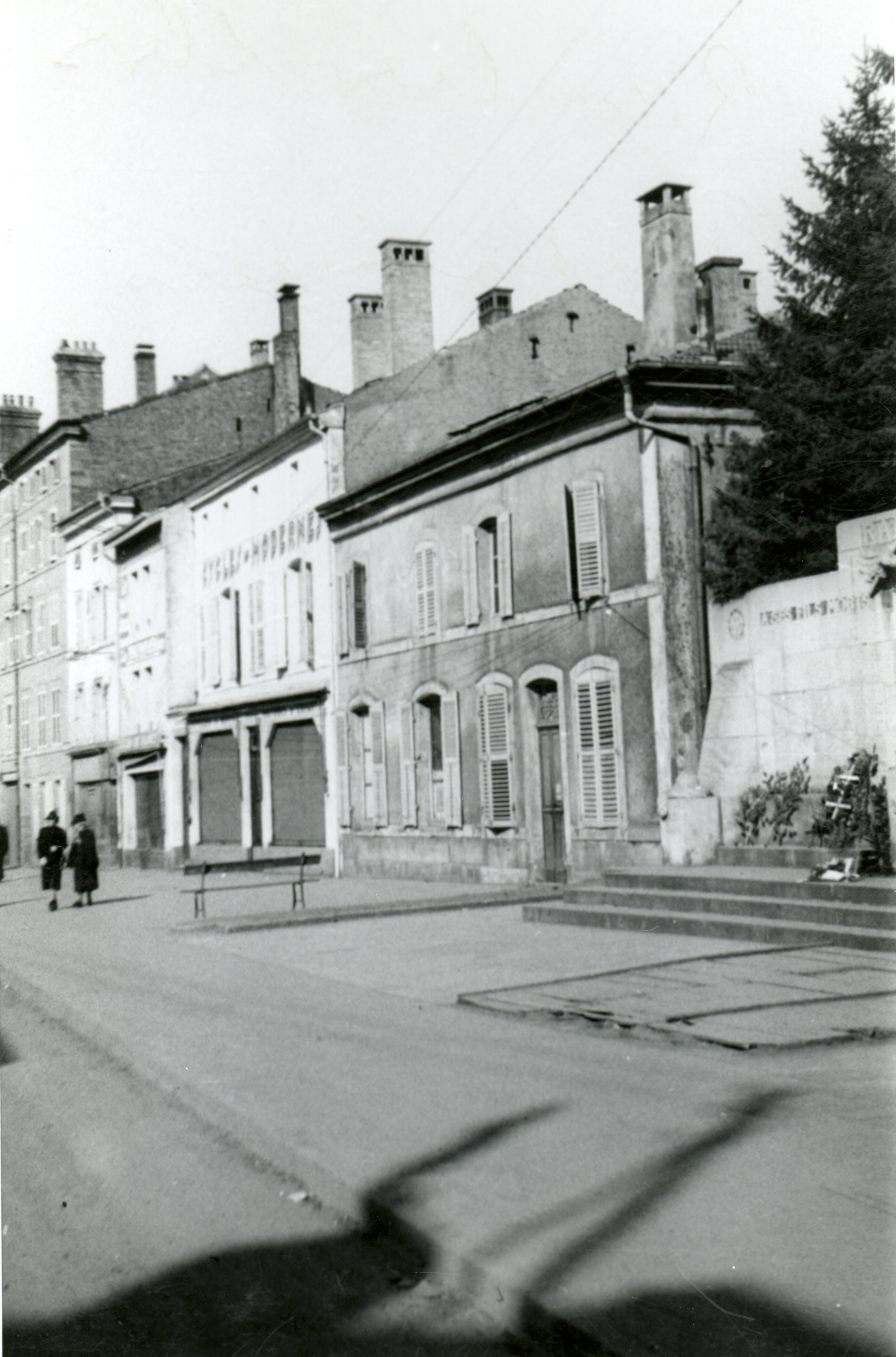 City street in Rambervillers, France in 1945 | The Digital Collections ...