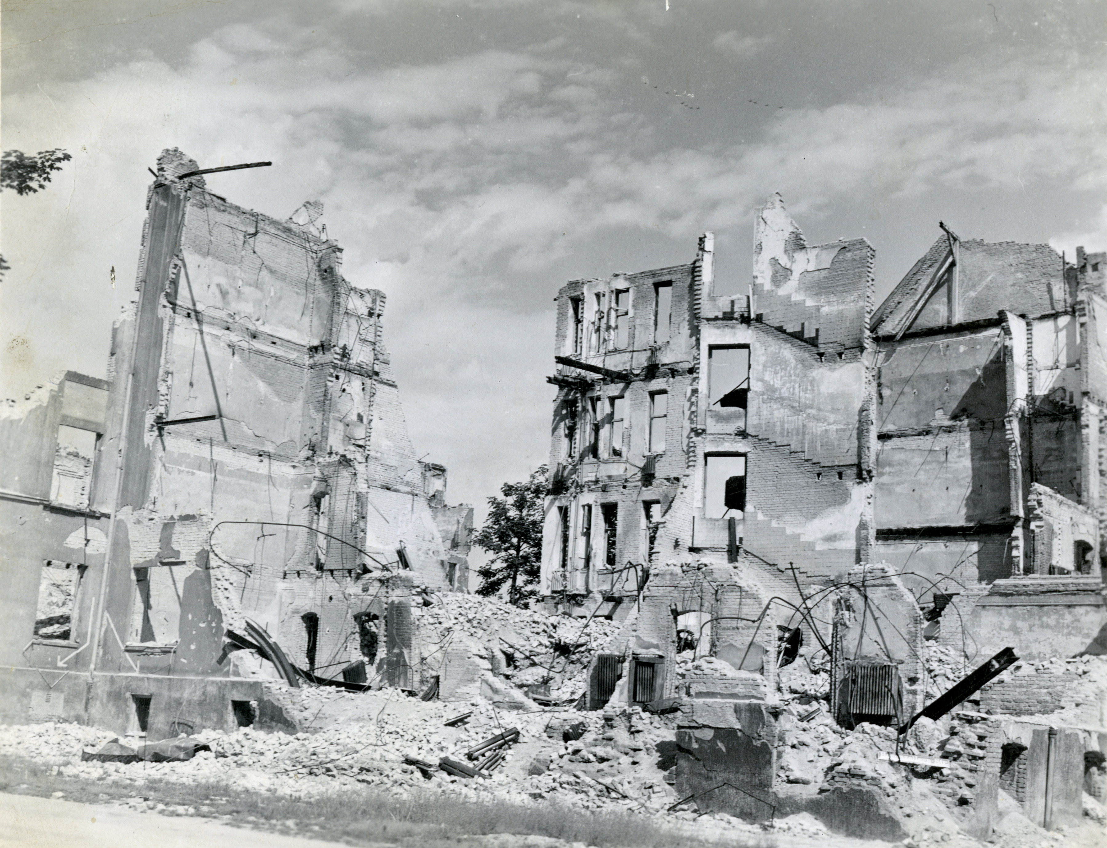 Развалины кенинсгенба 1945