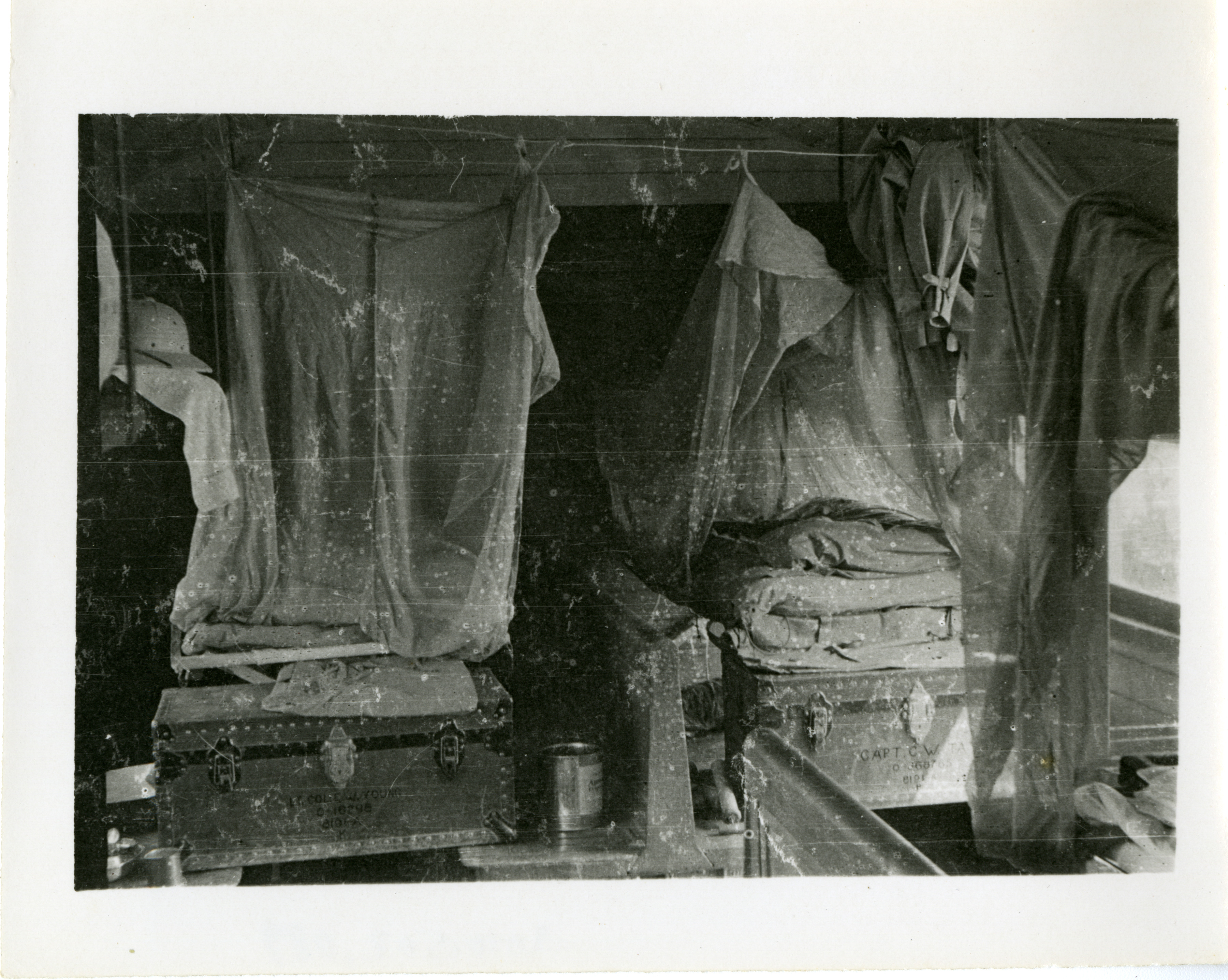 Interior of a military tent  The Digital Collections of the
