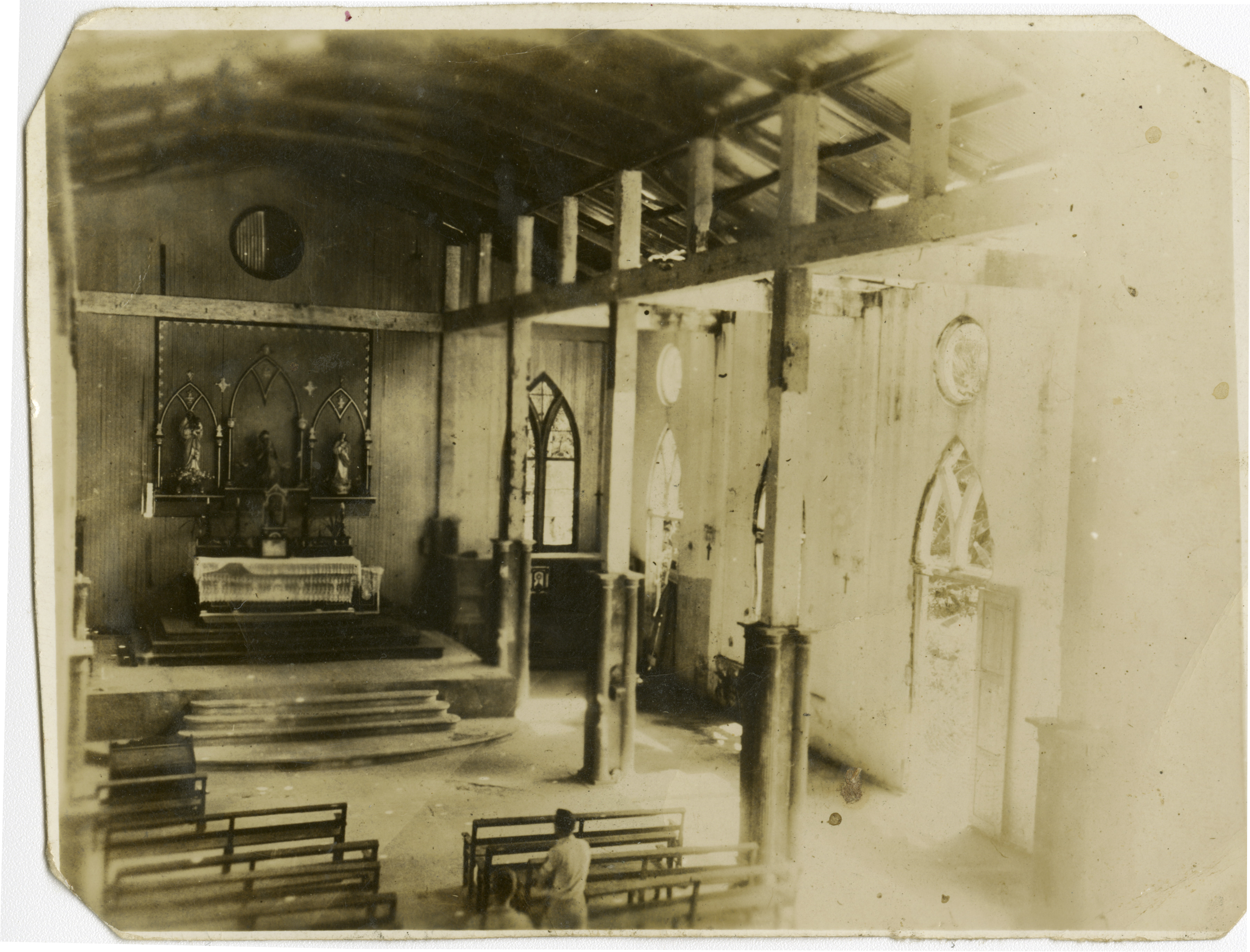 St. Joseph's Church At Inarajan, Guam In 1945 | The Digital Collections Of The National Wwii Museum : Oral Histories