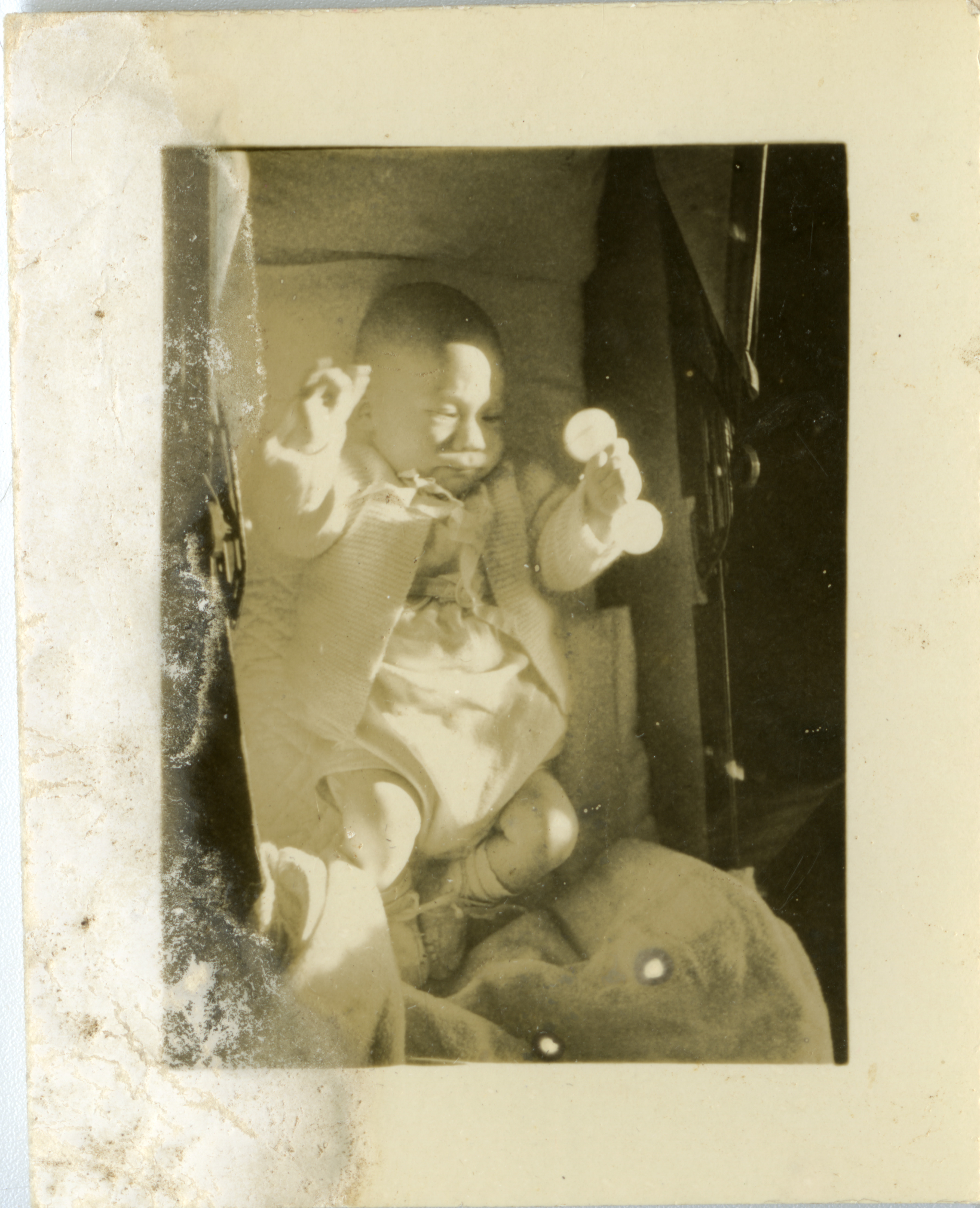 Michael Walz in a baby carriage, 1943 | The Digital Collections of the ...